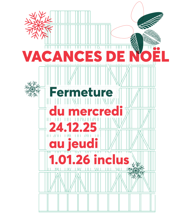 Dates de fermeture pendant les vacances de Noël